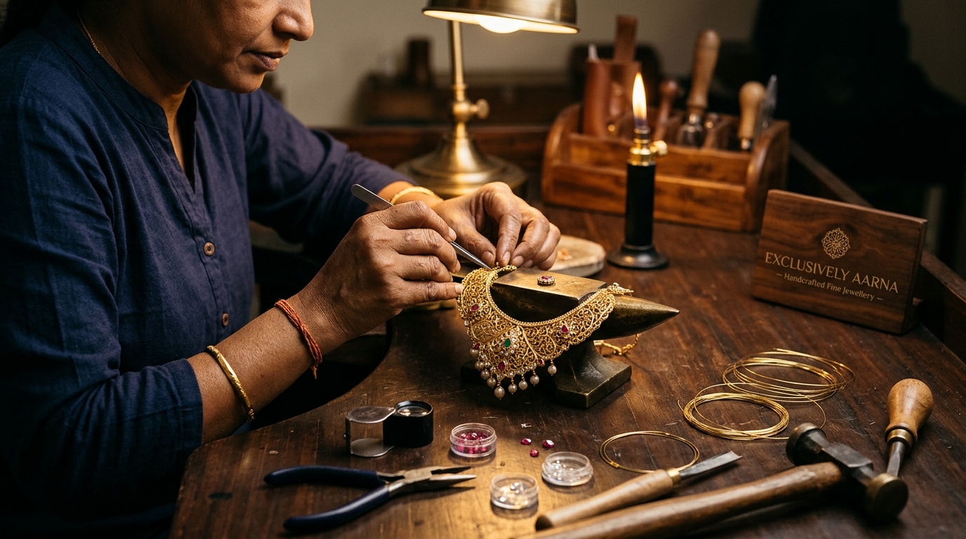 Exclusively Aarna Handcrafted Fine Jewellery Atelier