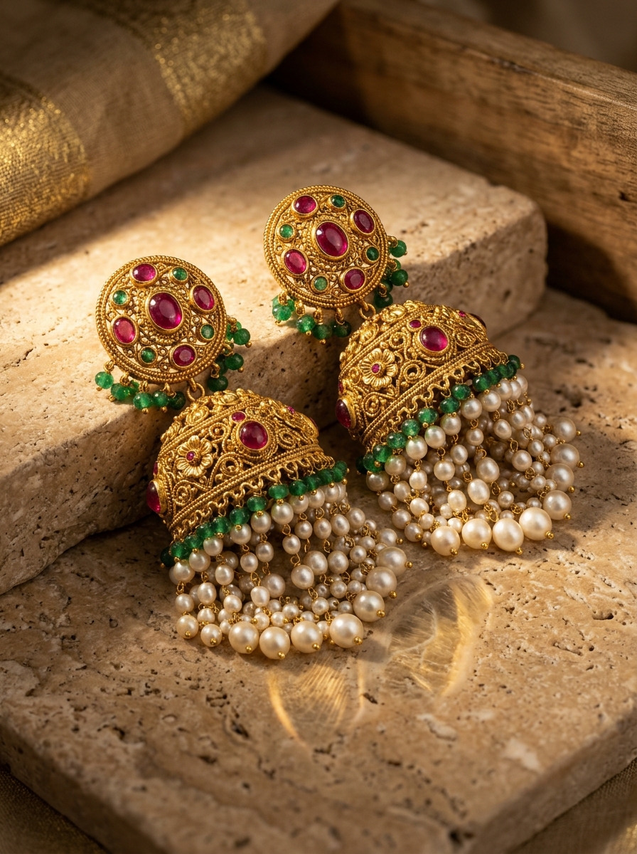 Everyday Stud Pair - Handcrafted Aarna Jewellery