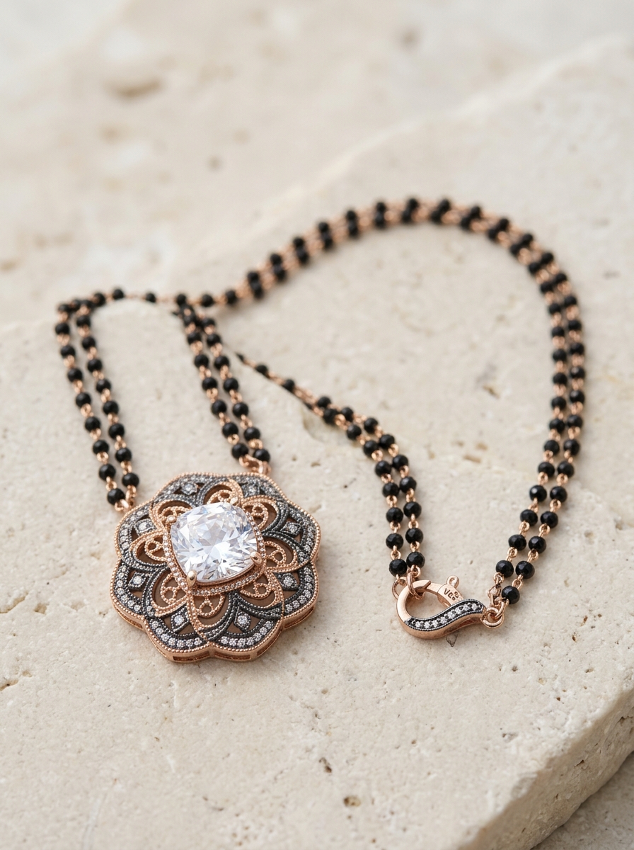 Victorian Mangalsutra - Handcrafted Aarna Jewellery